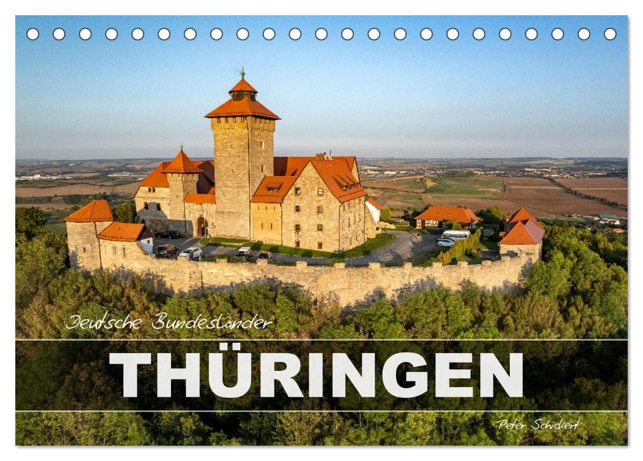 Deutsche Bundesländer - Thüringen (Tischkalender 2026 DIN A5 quer), CALVENDO Monatskalender