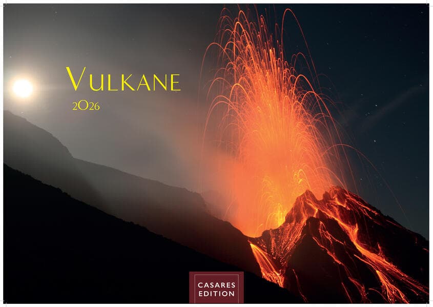 Vulkane 2026 L 35x50cm