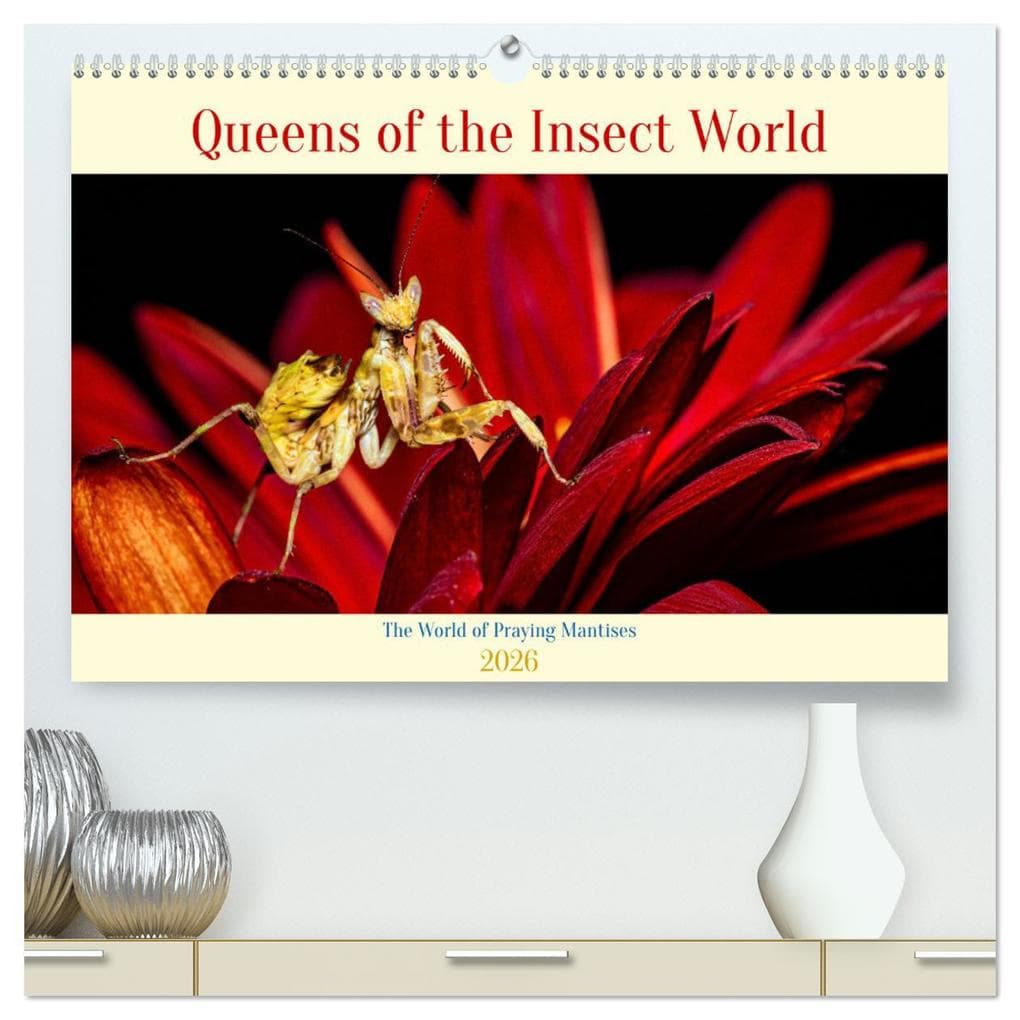 Queens of the Insect World (High Quality Premium Wall Calendar 2026 DIN A2 landscape),CALVENDO 12 Month Wall Calendar