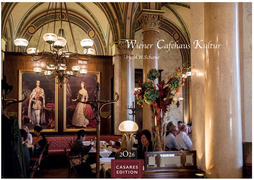 Wiener Caféhaus Kultur 2026 L 35x50cm