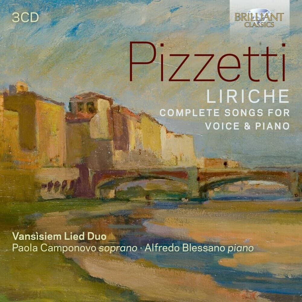 Pizzetti:Liriche,Complete Songs for Voice & Piano