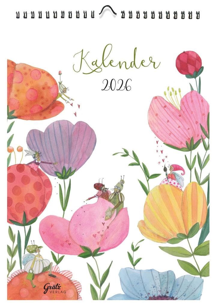 Wochenplaner Blumen 2026