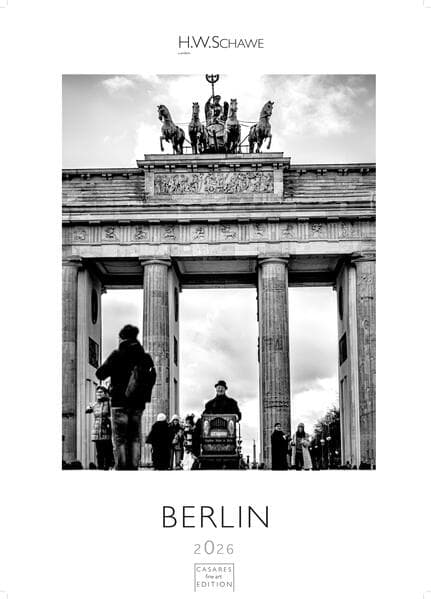 Berlin schwarz-weiss 2026 L 59x42cm