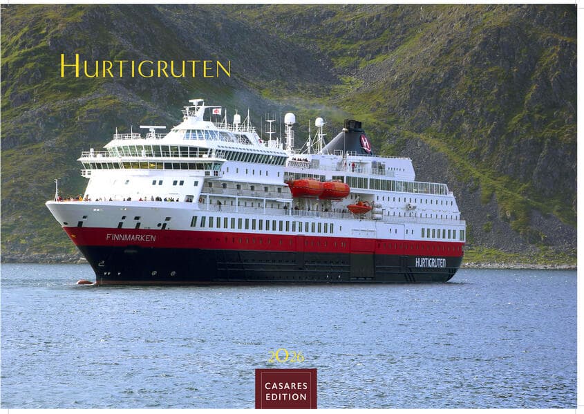 Hurtigruten Kalender 2026 - Wandkalender | Fotokalender Nordeuropa 35x50cm Grosses Format - Atemberaubende Natur- und Meereswelten, Abenteuer & Naturerlebnis - Perfektes Geschenk