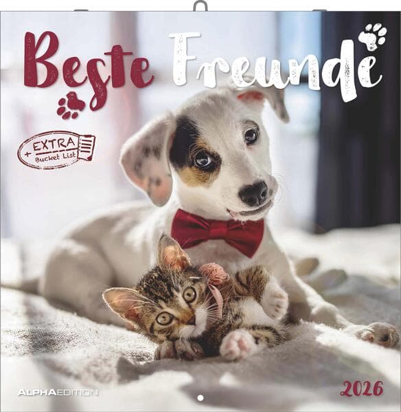 Familienplaner Beste Freunde 2026 - Broschürenkalender im Format 30 x 30
