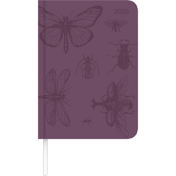 Alpha Edition - Lady Journal Deluxe Purple 2026 - Taschenkalender A6 (11×15 cm) - Weekly - 128 Seite