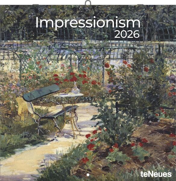 Impressionism 2026 - Wand-Kalender - Borschüren-Kalender - 30x30 - 30x60 geöffnet - Kunst-Kalender