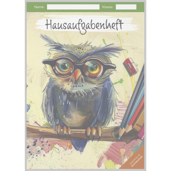 Hausaufgabenheft Grundschule Eule