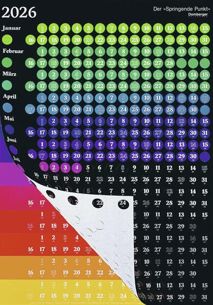 Der Springende Punkt schwarz 2026 57,5x81