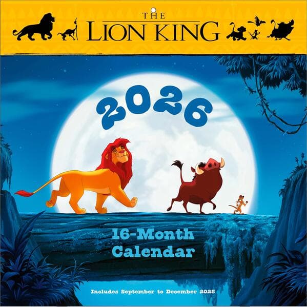 LION KING - Broschürenkalender im Format 30 x 30