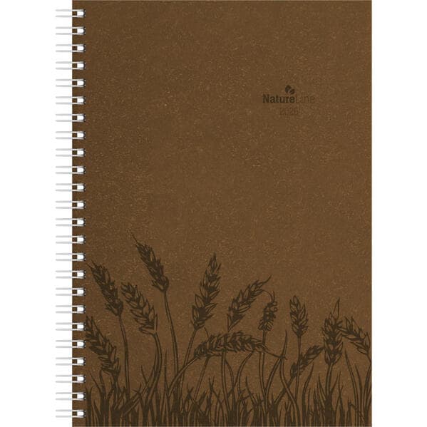 Wochenplaner Nature Line Malt 2026 - Taschen-Kalender A5 - 1 Woche 2 Seiten - Ringbindung - 128 Seiten - Umwelt-Kalender - mit Hardcover - Alpha Edition