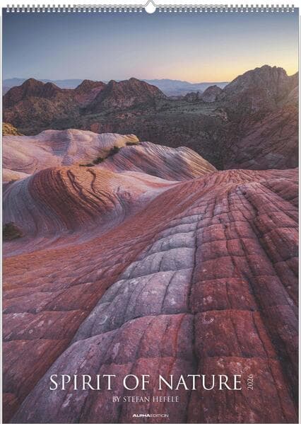 Spirit of Nature 2026 - Bildkalender XXL 50x70 cm - hochwertiger Wandkalender im Hochformat - Landschaftskalender - Naturkalender - Wandplaner
