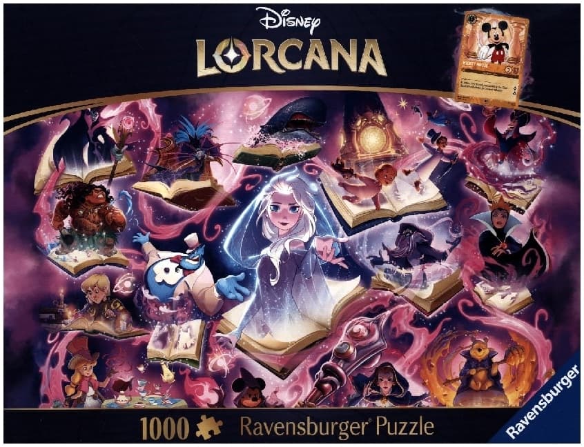 Erwachsenenpuzzle 1000 Teile - Disney Lorcana - Glimmers of the Realm: Amethyst