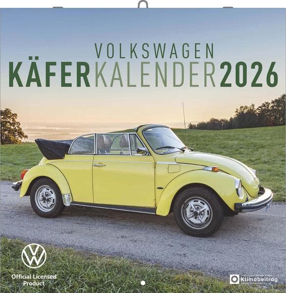 Volkswagen Käfer Kalender 2026 im Format 30x30