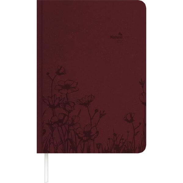 Buchkalender Nature Line Flower 2026 - Taschen-Kalender A5 - 1 Tag 1 Seite - 416 Seiten - Umwelt-Kalender - mit Hardcover - Alpha Edition