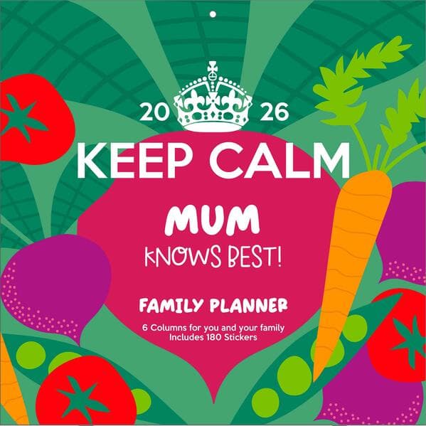 KEEP CALM Familienplaner im Format 30 x 30