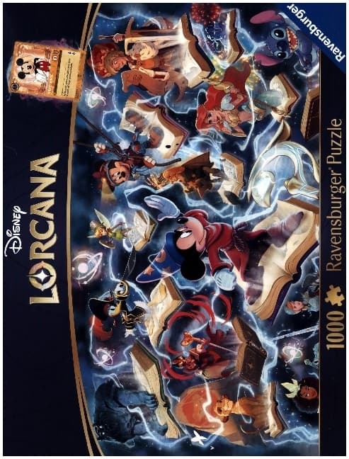 Erwachsenenpuzzle 1000 Teile - Disney Lorcana - Glimmers of the Realm: Steel
