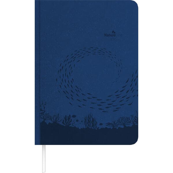Alpha Edition - Buchkalender Nature Line Ocean 2026 Taschenkalender A5 15×21 cm 1 Tag/Seite mit Hardcover & umweltfreundlicher Ausstattung, nachhaltiger Terminplaner für Beruf, Schule & Alltag