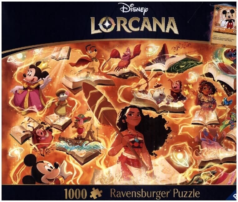 Erwachsenenpuzzle 1000 Teile - Disney Lorcana - Glimmers of the Realm: Amber