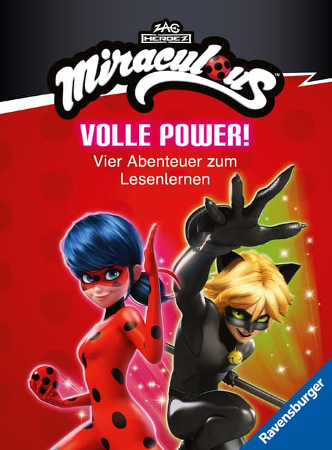 Miraculous - Volle Power! Vier Abenteuer zum Lesenlernen