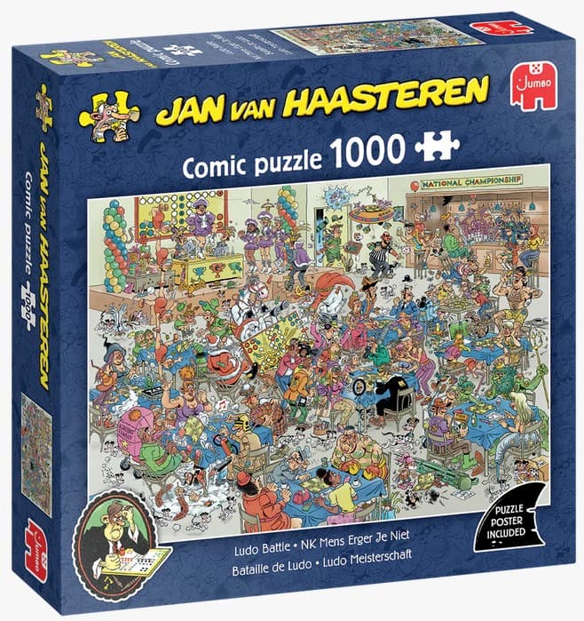 Jan van Haasteren - Mensch ärger dich nicht - Puzzle 1000 Teile