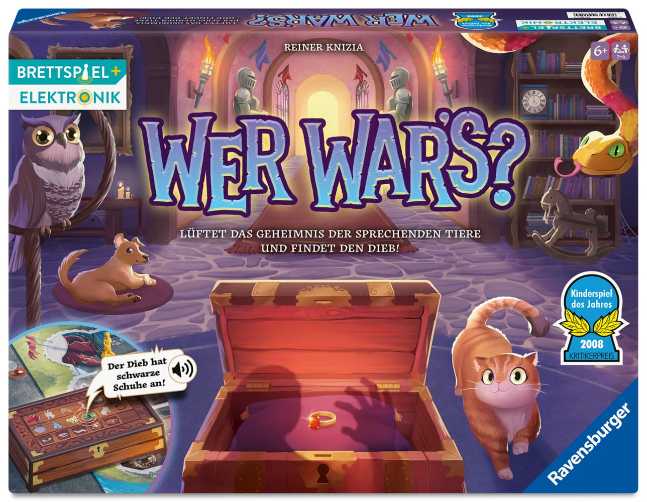 Wer war's? - Kinderspiel ab 6 Jahre