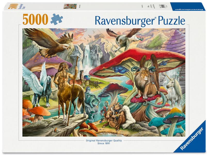 Ravensburger Puzzle 12001421 - Mushrooms & Myths - 5000 Teile Puzzle für Erwachsene und Fantasy-Fans ab 14 Jahren