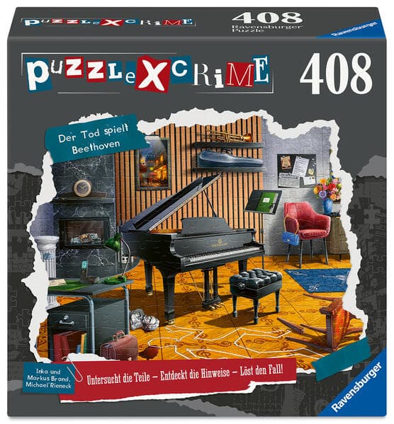 [Puzzle X Crime] 408 Teile - Der Tod spielt Beethoven
