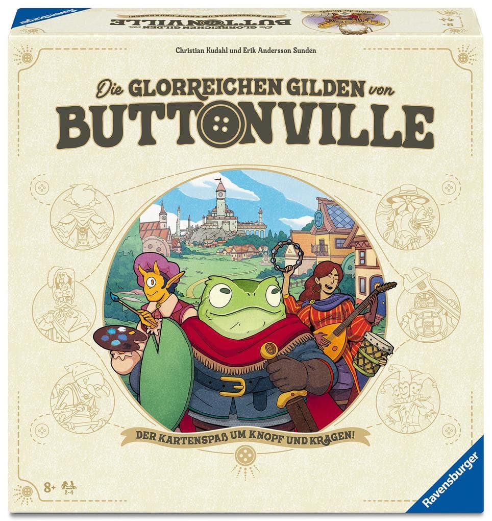 Die glorreichen Gilden von BUTTONVILLE - Kartenspiel ab 8 Jahre