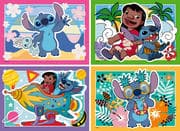 Kinderpuzzle 4x35 Teile - Disney Stitch - Speedy Puzzle Stitch
