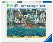 Ravensburger Puzzle 12001398 - Wundersamer Hafen - 1500 Teile Puzzle für Fantasy-Fans, Erwachsene un