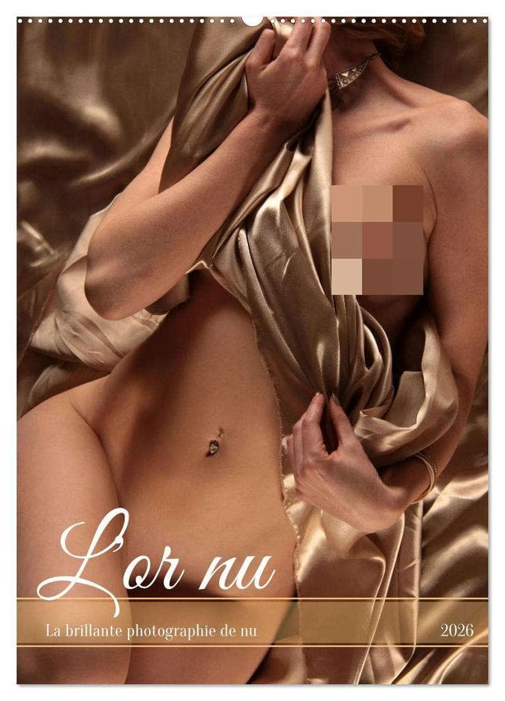 L'or nu (Calendrier mural 2026 DIN A2 horizontal), CALVENDO calendrier mensuel