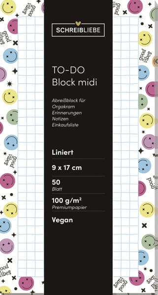 To-do Block midi Smile