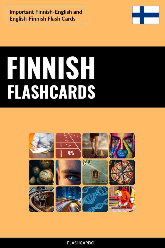 Finnish Flashcards: Important Finnish-English and English-Finnish Flash Cards