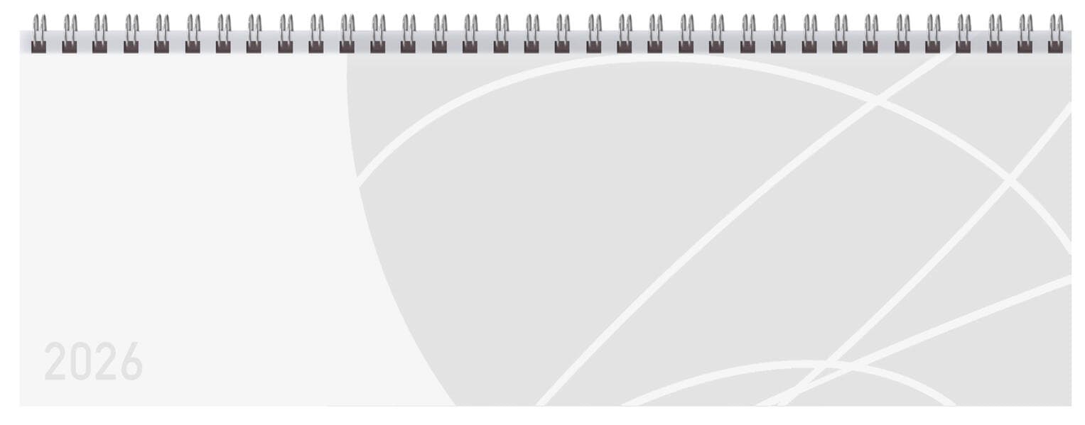 Tischkalender quer Professional Colourlux 2026 weiß