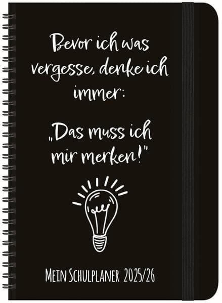 Schülerkalender Merk ich mir 2025/2026