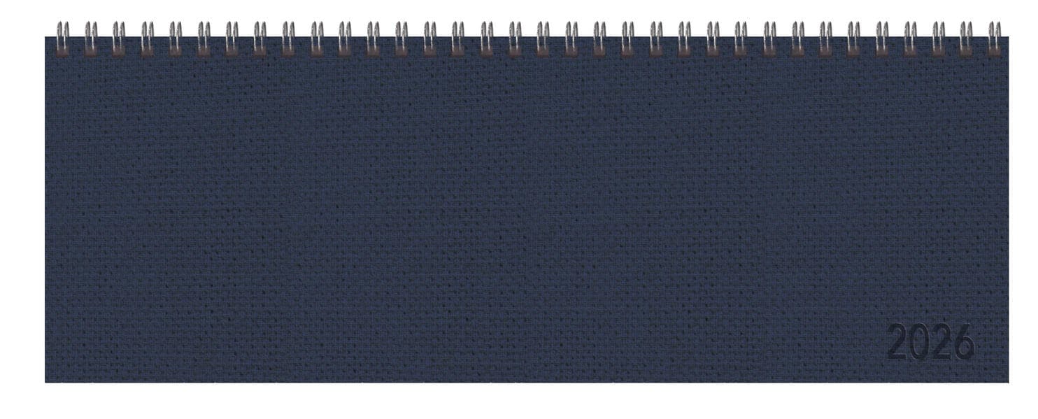 Tischkalender quer Professional Premium 2026 dunkelblau