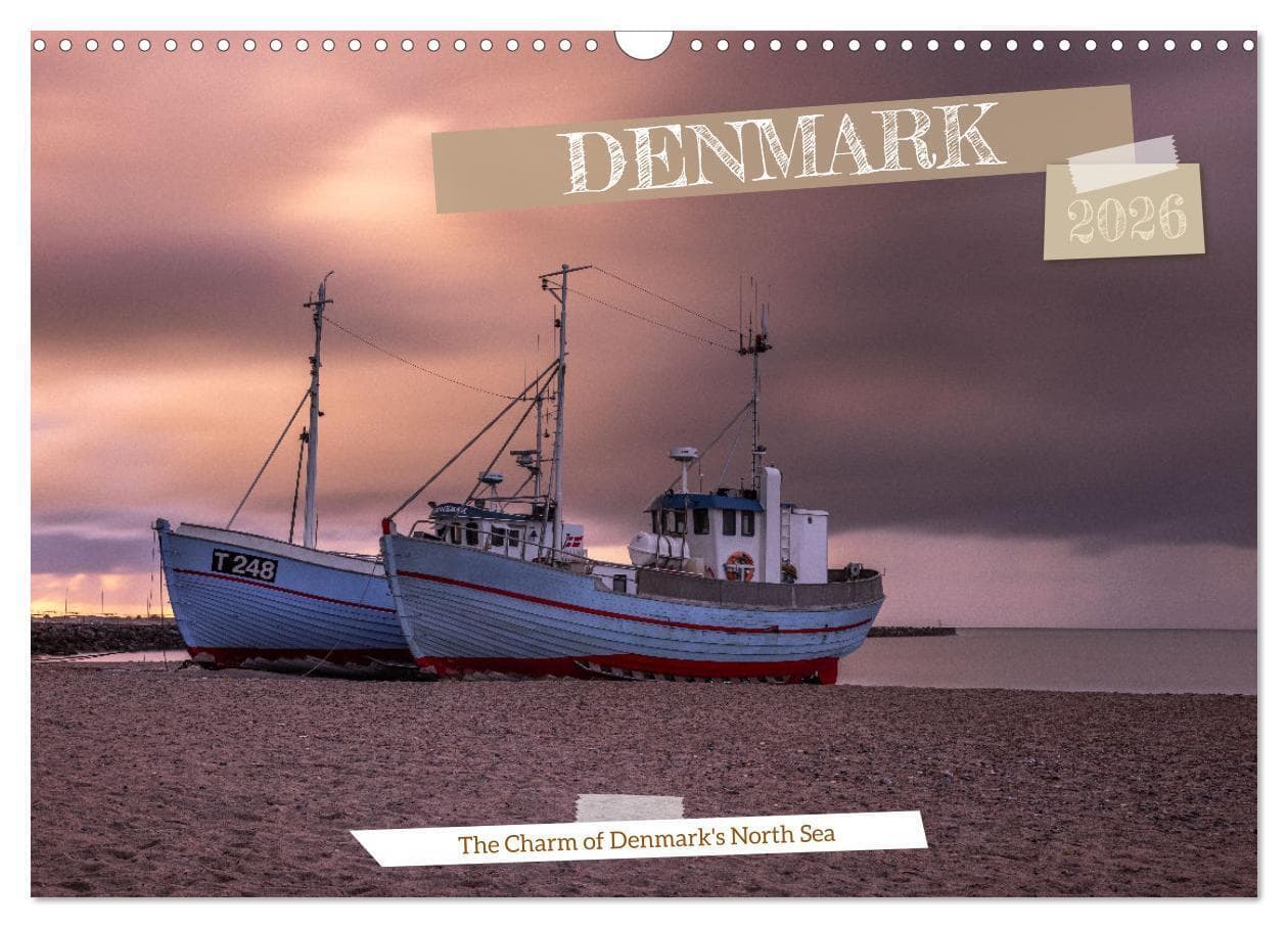 The Charm of Denmark's North Sea (Wall Calendar 2026 DIN A3 landscape), CALVENDO 12 Month Wall Calendar