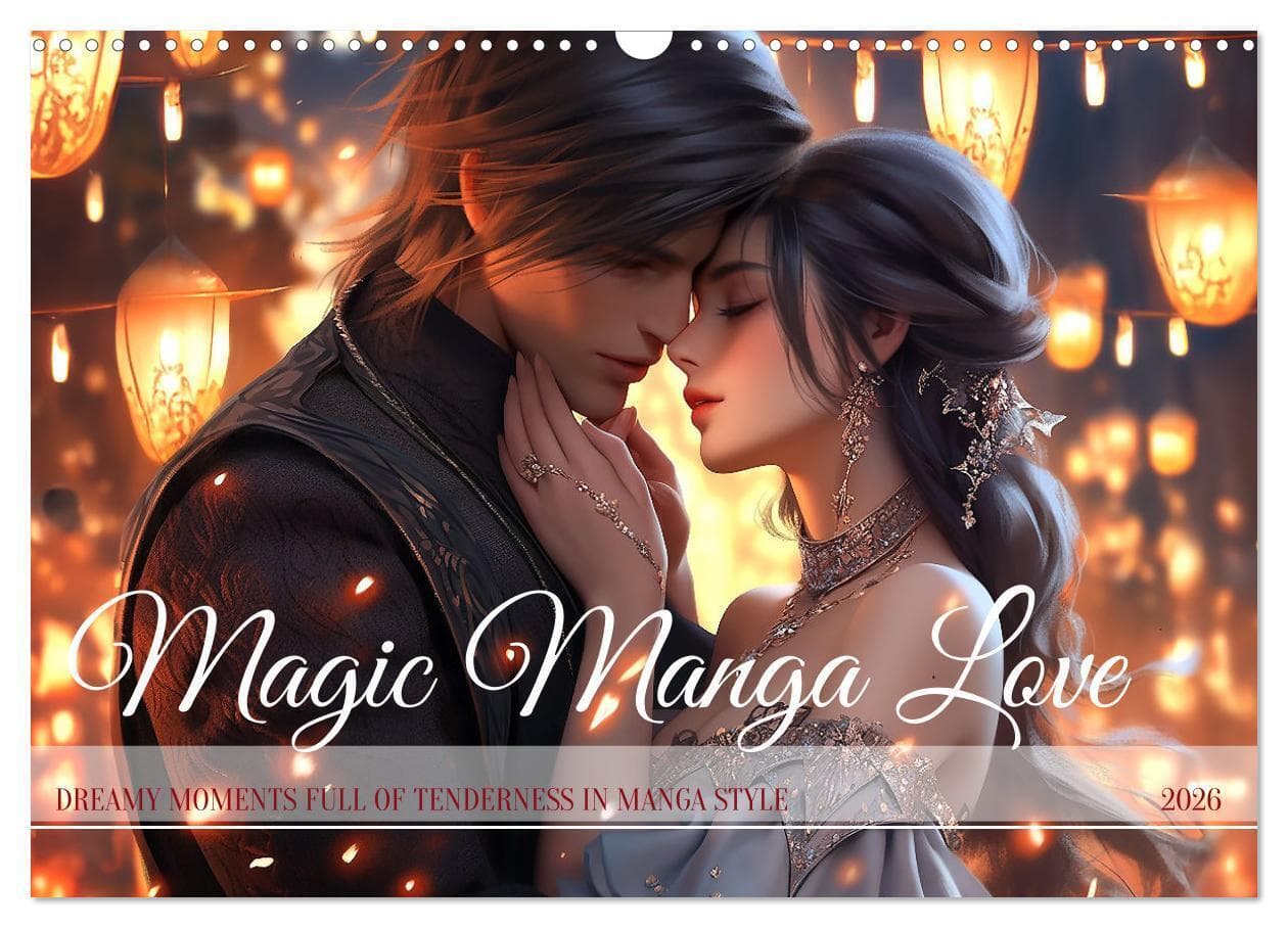 Magic Manga Love (Wall Calendar 2026 DIN A3 landscape), CALVENDO 12 Month Wall Calendar