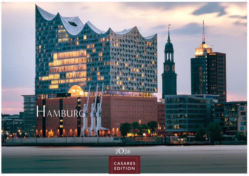 Hamburg Kalender 2026 - Wandkalender | Fotokalender Deutschland 35x24cm - mit 12 beeindruckenden Bildern - von urbaner Vielfalt bis zu geschichtsträchtigen Wahrzeichen