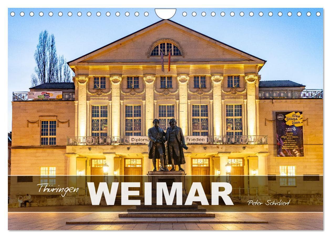 Thüringen - Weimar (Wandkalender 2026 DIN A4 quer), CALVENDO Monatskalender