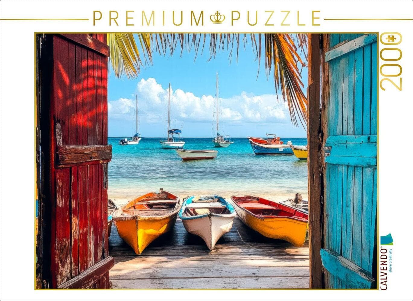 CALVENDO Puzzle Curacao | 2000 Teile Lege-Größe 90x67cm Foto-Puzzle für glückliche Stunden