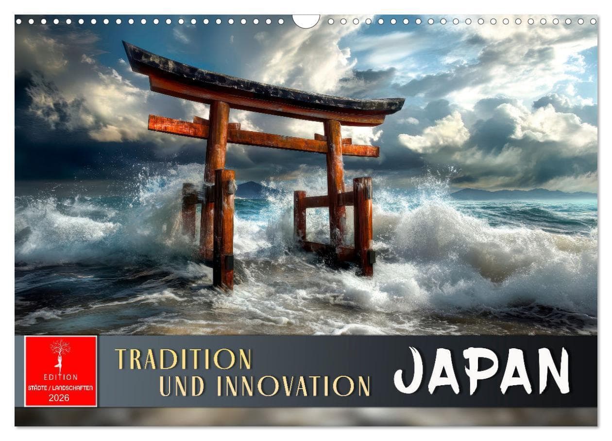 Japan - Tradition und Innovation (Wandkalender 2026 DIN A3 quer), CALVENDO Monatskalender