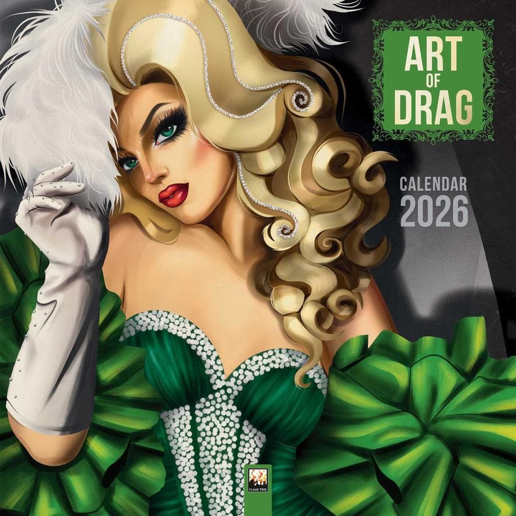 Art of Drag 2026 - Original Flame Tree Publishing-Kalender [Kalender]