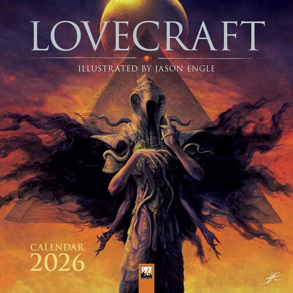 Lovecraft by Jason Engle 2026 - Original Flame Tree Publishing-Kalender [Kalender]