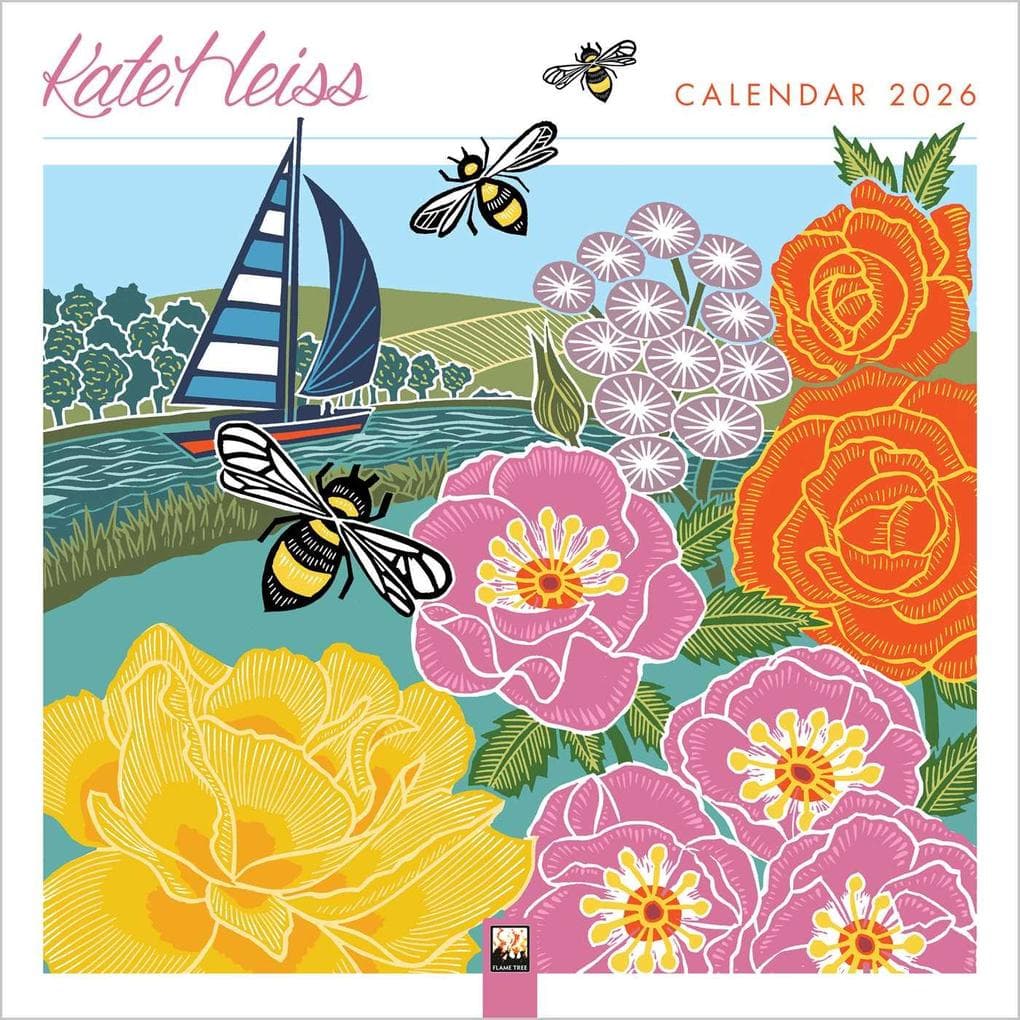 Kate Heiss Kunstkalender 2026 - Original Flame Tree Publishing-Kalender [Kalender]