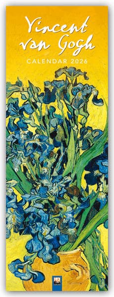Vincent van Gogh - Slimline-Kalender 2026 - Original Flame Tree Publishing-Kalender Slimeline [Kalen