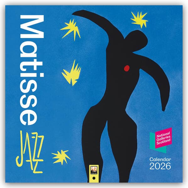 Matisse, Jazz 2026 - Original Flame Tree Publishing-Kalender [Kalender]