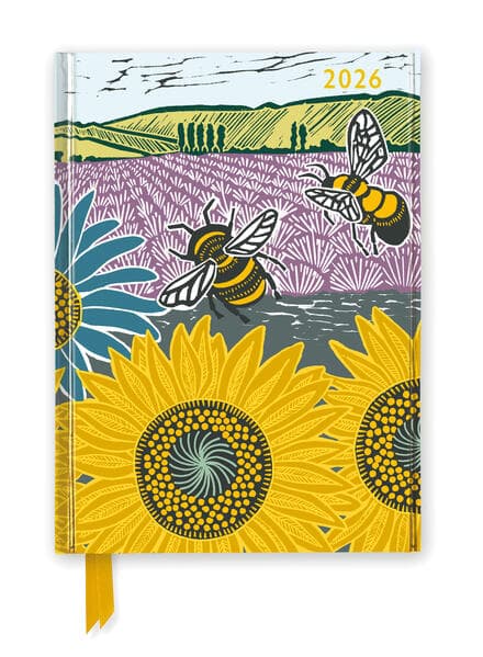Kate Heiss - Sonnenblumenfeld - Tischkalender 2026