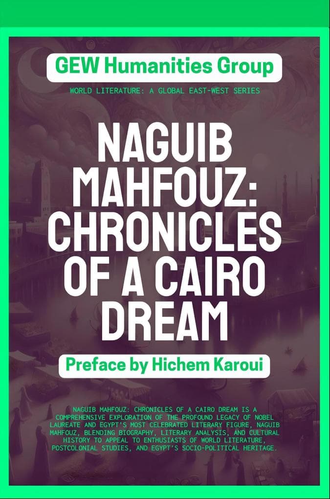 Naguib Mahfouz: Chronicles of a Cairo Dream (World Literature, #2)